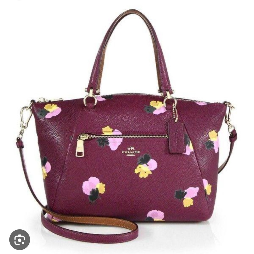 Coach Prairie Satchel with Floral Print